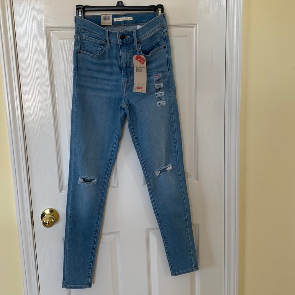 Levi’s mile high super skinny